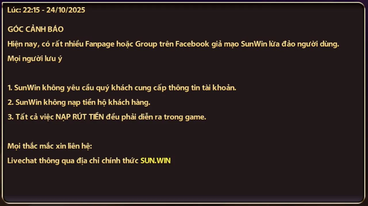 Sunwin xác nhận tên miền sun.win là hợp pháp
